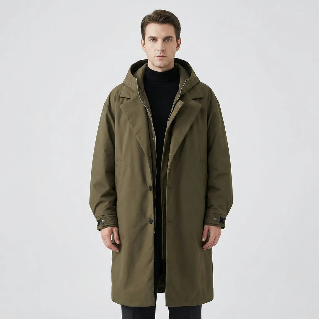 Klassisk parka-trenchcoat for menn - Armando