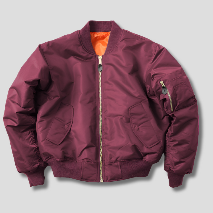 Classic bomber jacket for women, unisex
