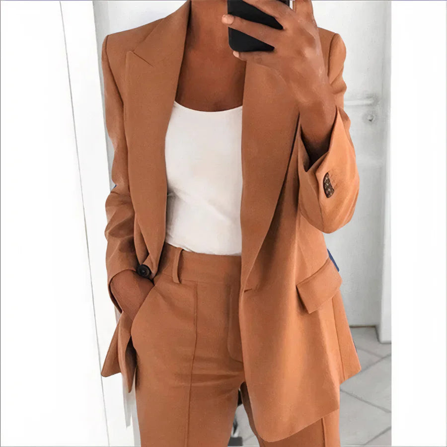 Blazer og buksesett for kvinner