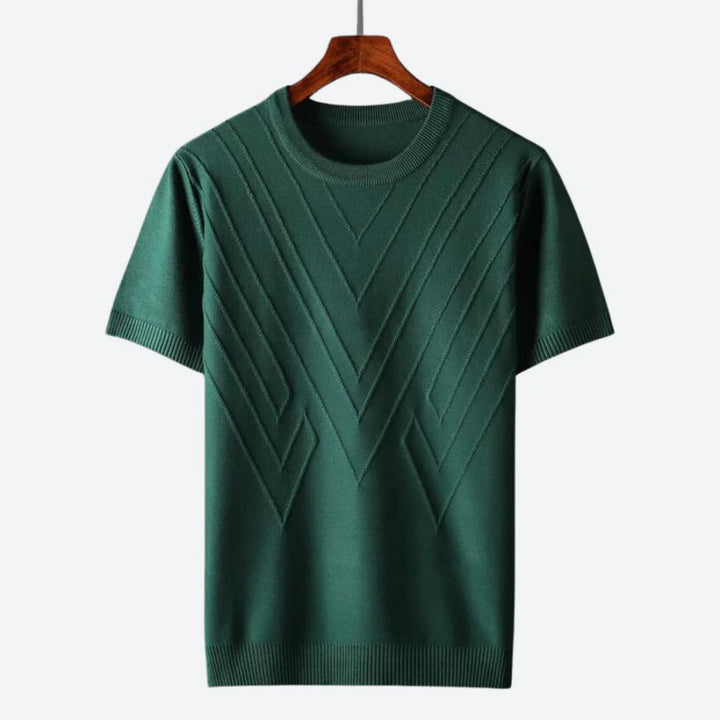 Moderne og stilfull luksus T-skjorte med elegant struktur