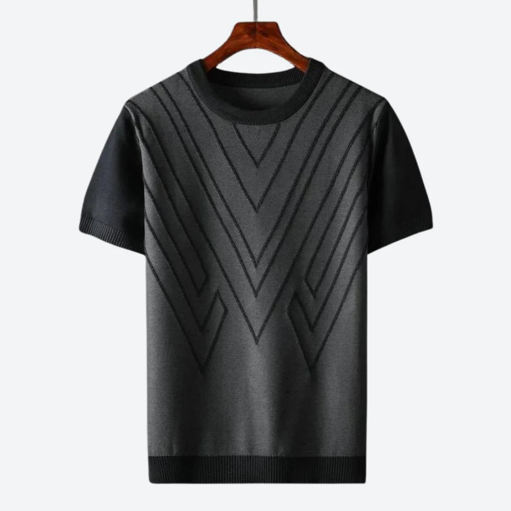 Moderne og stilfull luksus T-skjorte med elegant struktur
