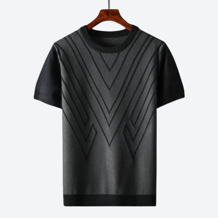 Moderne og stilfull luksus T-skjorte med elegant struktur