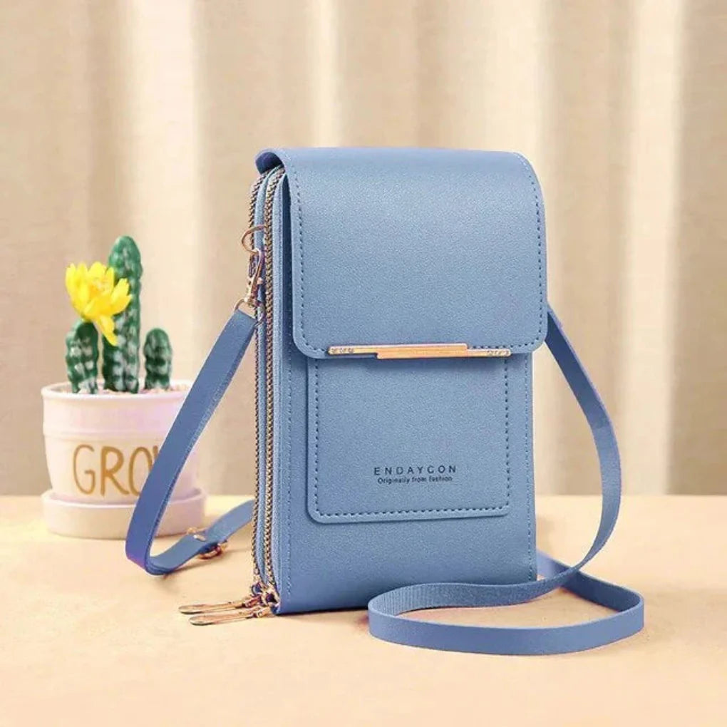 Shoulder bag with touchscreen for women