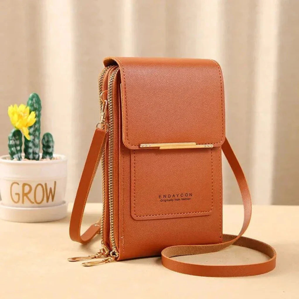 Shoulder bag with touchscreen for women