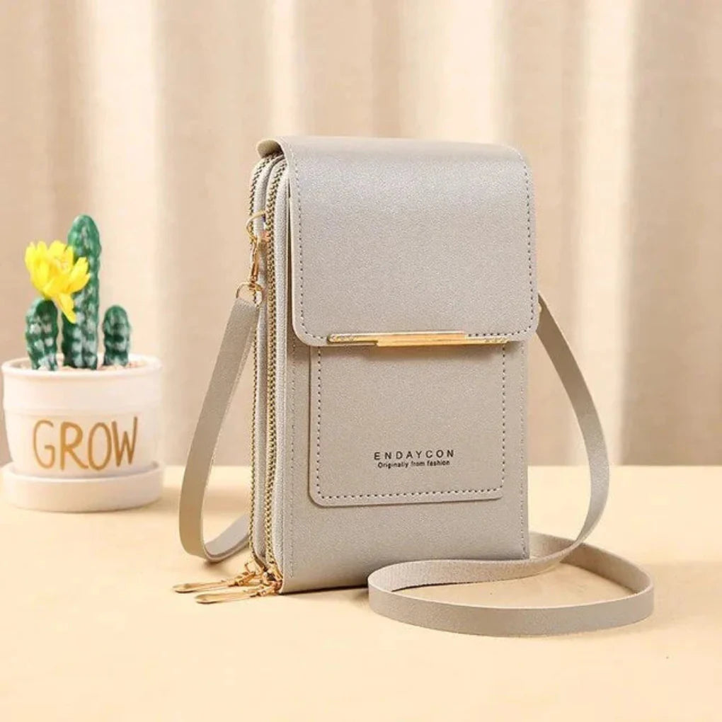 Shoulder bag with touchscreen for women