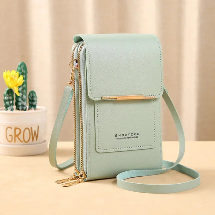 Shoulder bag with touchscreen for women