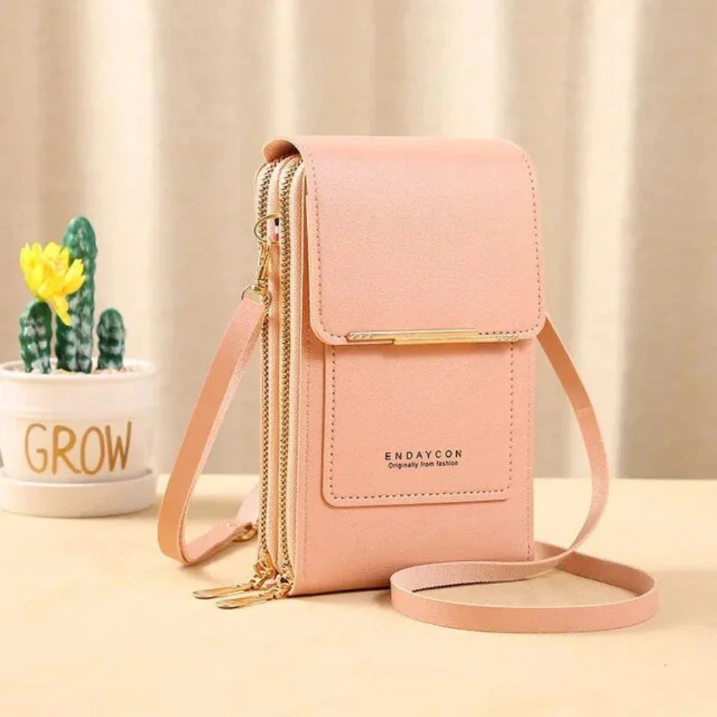 Shoulder bag with touchscreen for women