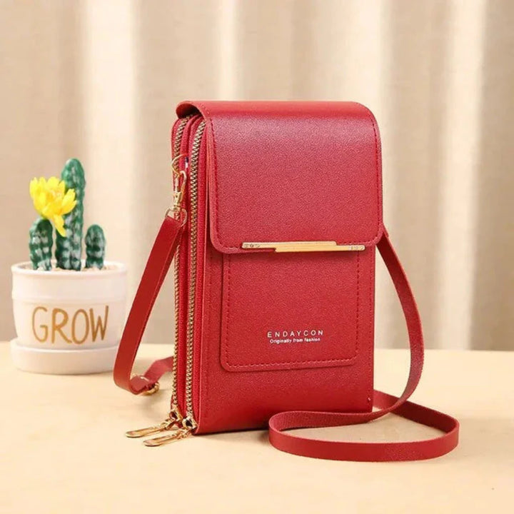 Shoulder bag with touchscreen for women