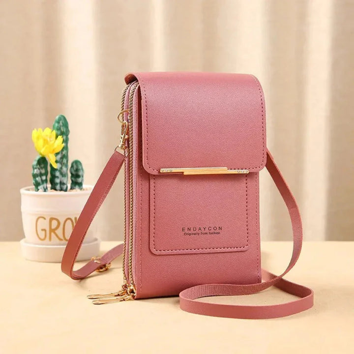 Shoulder bag with touchscreen for women