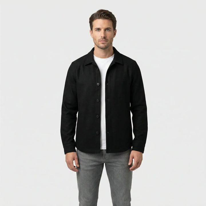 Overshirt med lange ermer og brystlommer - Pablo