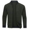 Comfortable and warm men's sweater with zipper