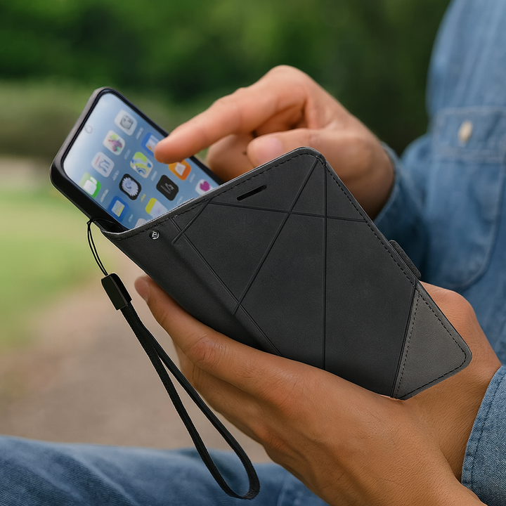 Sammenleggbart Skinnetui for Smarttelefon
