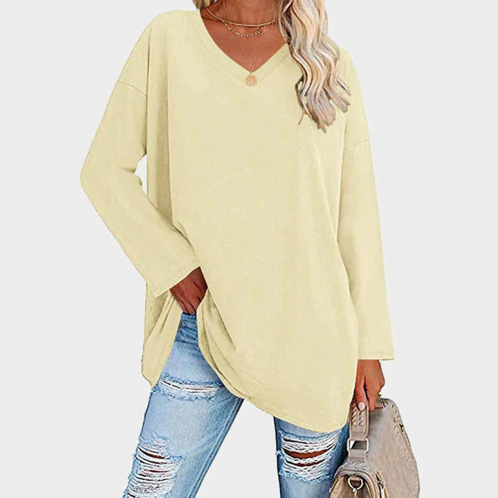 Elegant long-sleeved top