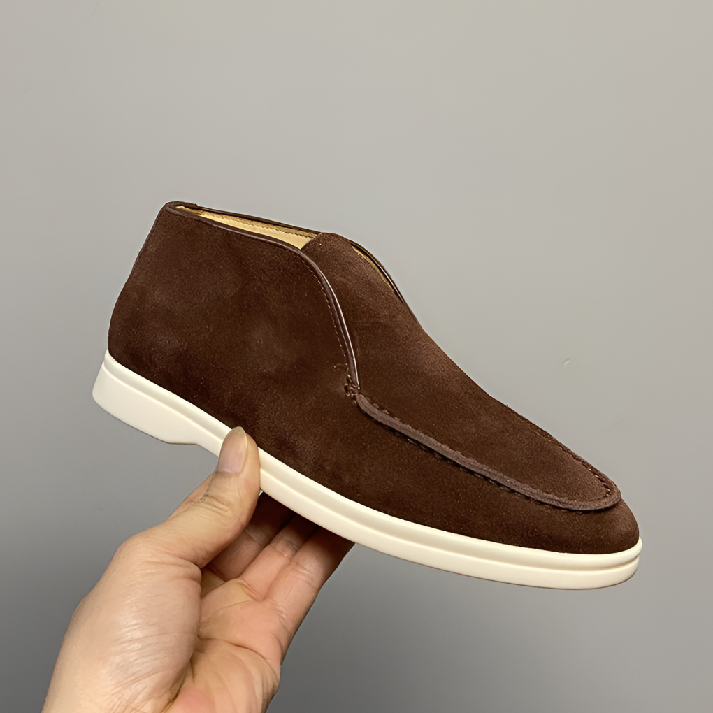 Louine Menns Suede Loafers