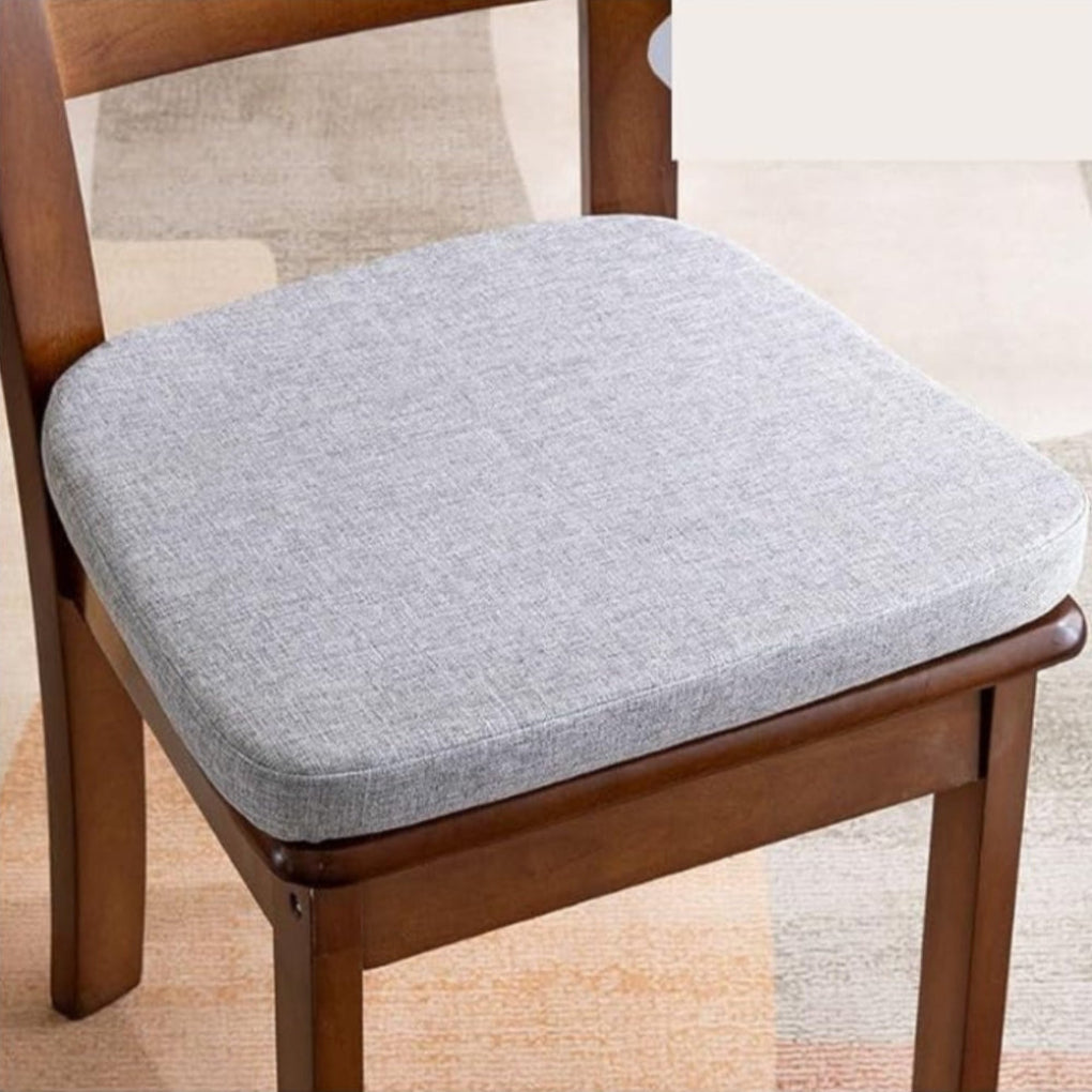 Ergonomic seat cushion in cotton and sponge