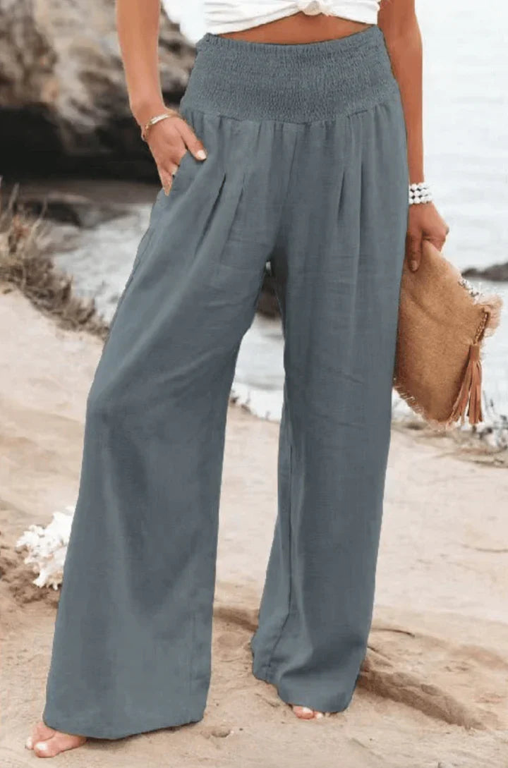Elegant, stretchy palazzo pants for women