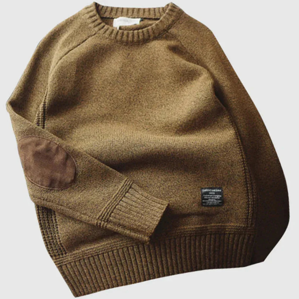 Herre varm genser Klassiske farger med sesongklar stil