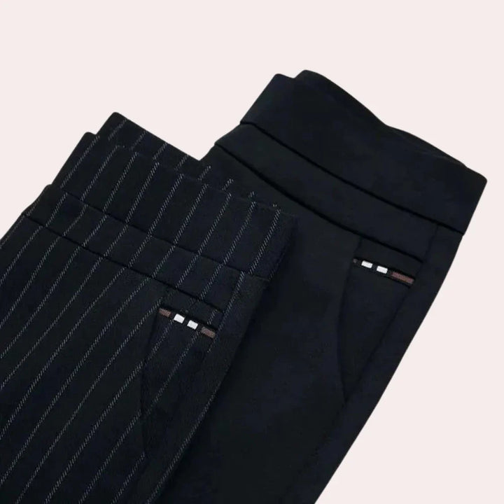 Komfortable Stretchhosen mit hoher Taille