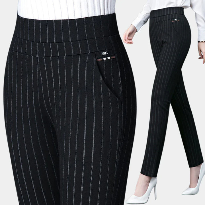 Komfortable Stretchhosen mit hoher Taille