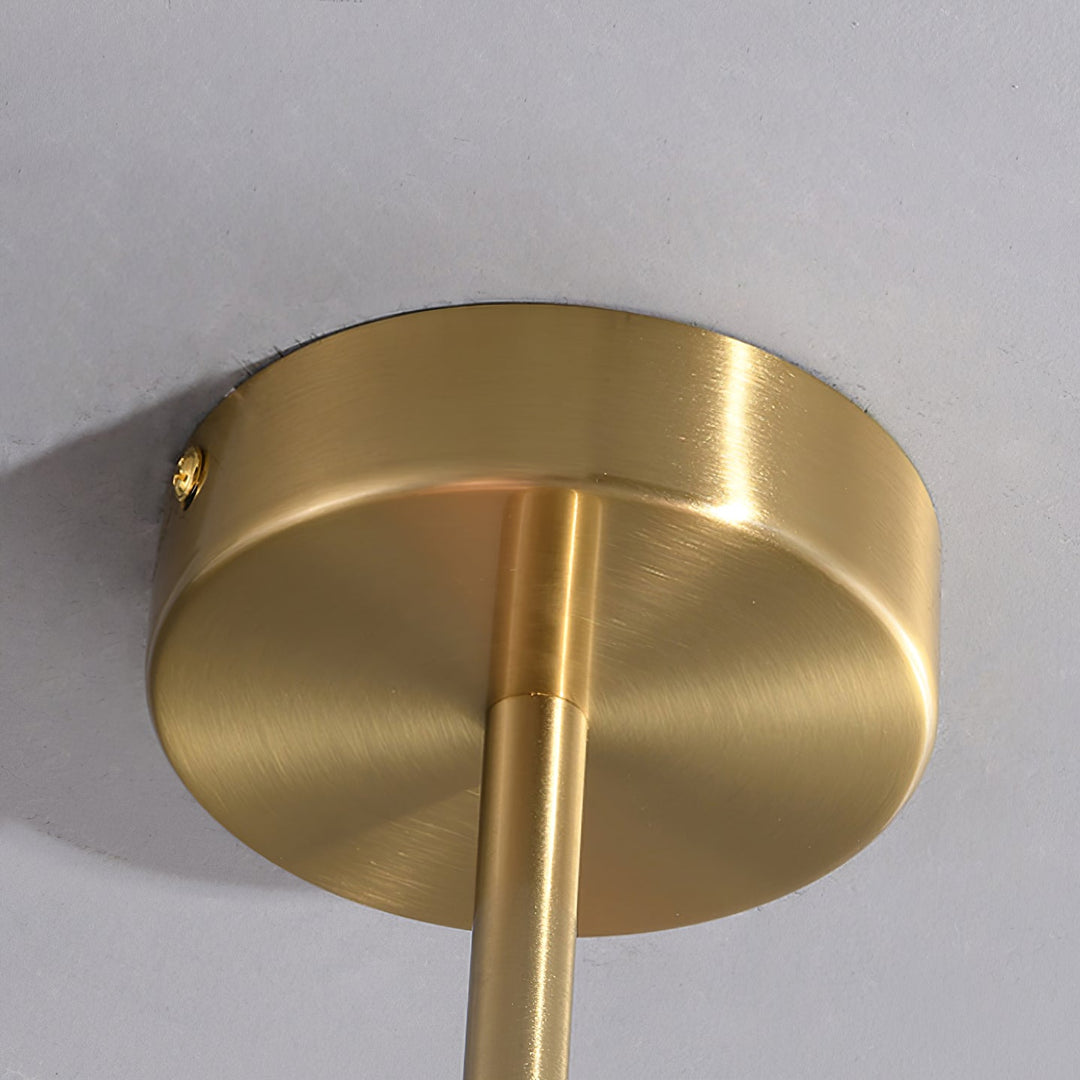 Taklampe med glasskuler, 3 eller 5 lys