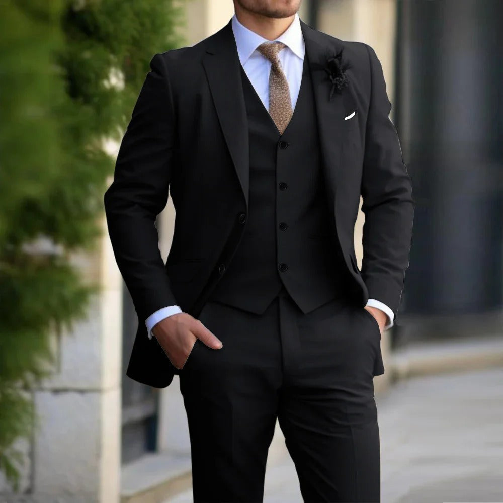 Elegantes 3-teiliges Kleid für Herren