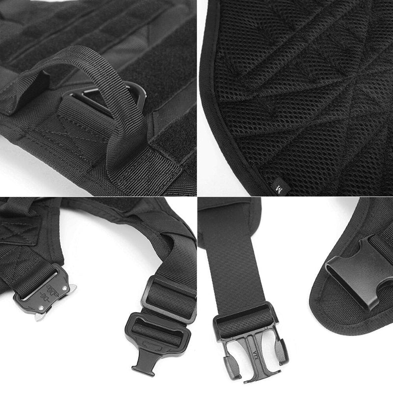 Tactical dog harness without pull