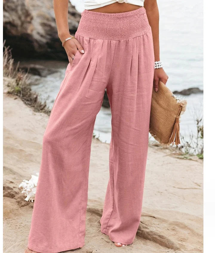 Elegant, stretchy palazzo pants for women