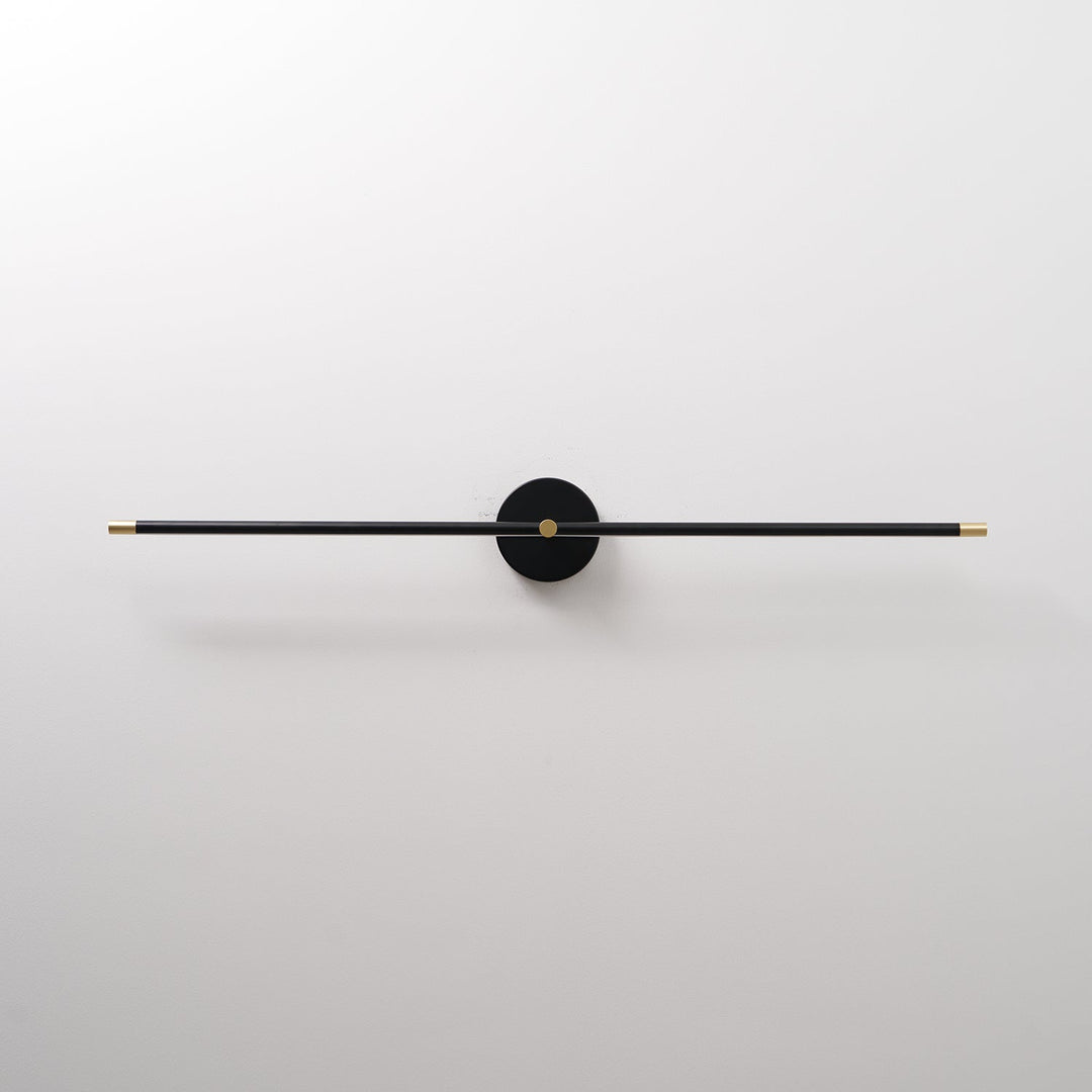 Minimalistisk lineær vegglampe med to armer i moderne stil