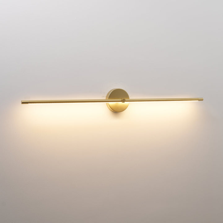 Minimalistisk lineær vegglampe med to armer i moderne stil