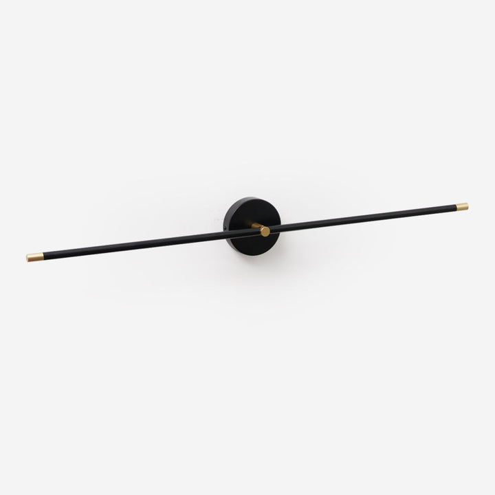 Minimalistisk lineær vegglampe med to armer i moderne stil