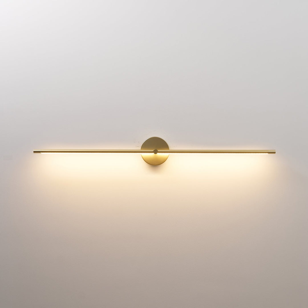 Minimalistisk lineær vegglampe med to armer i moderne stil