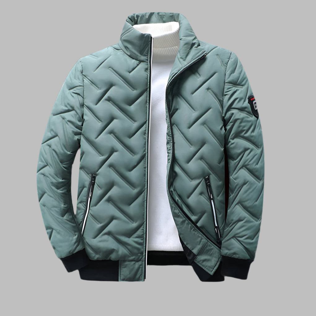 Men's windbreaker with full zipper