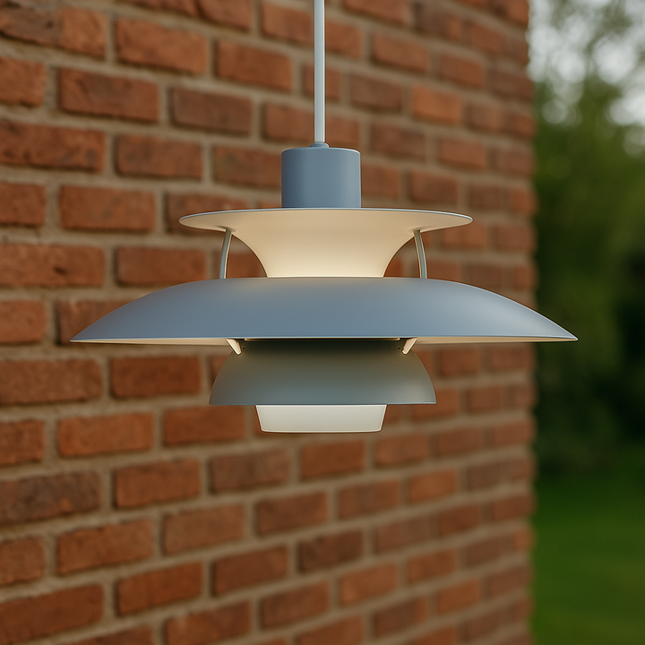 Moderne rund LED-taklampe – dimbar og holdbar – stilig lys til stue, spisestue og kontor