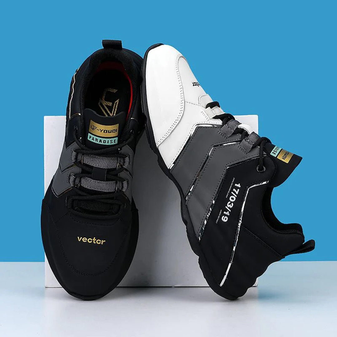Sporty men's sneakers with breathable comfort