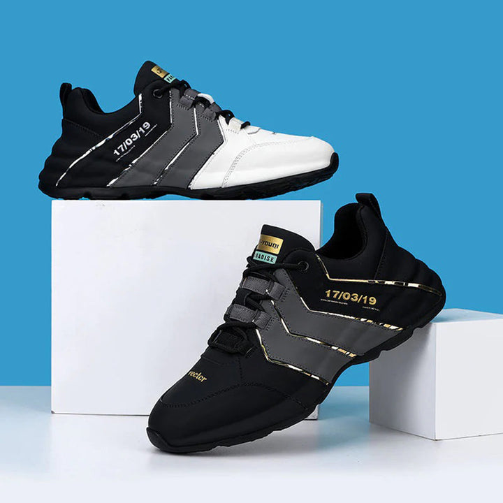 Sporty men's sneakers with breathable comfort