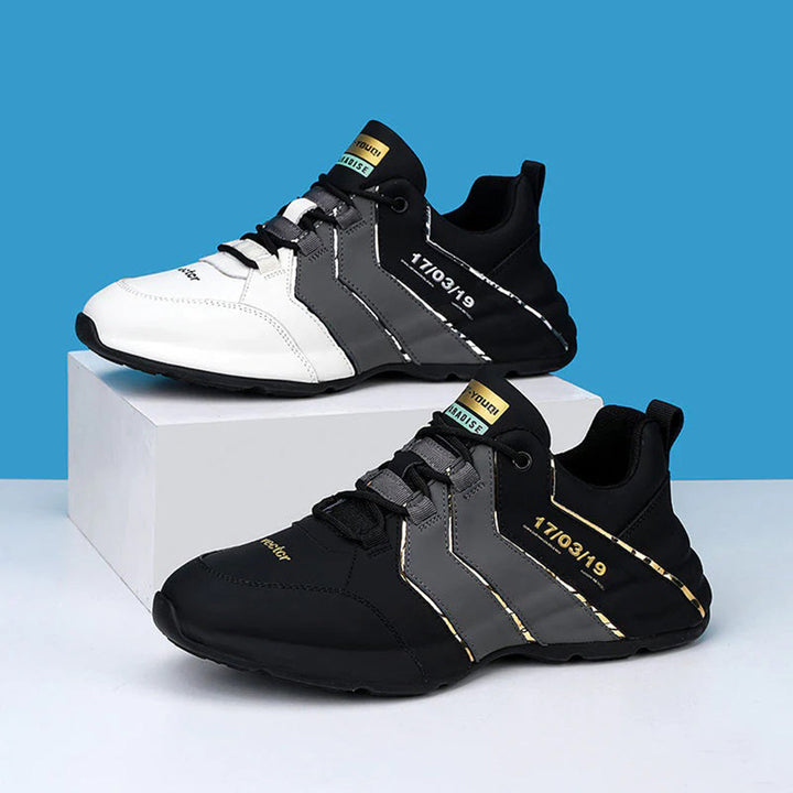 Sporty men's sneakers with breathable comfort