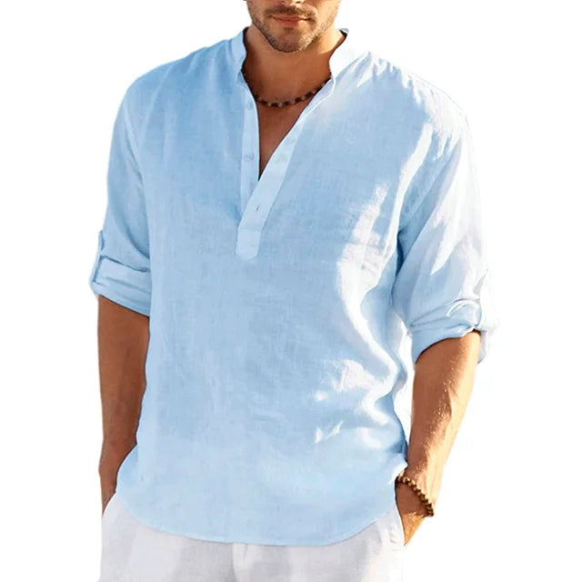 Elegant linen shirt for men – perfect for summer