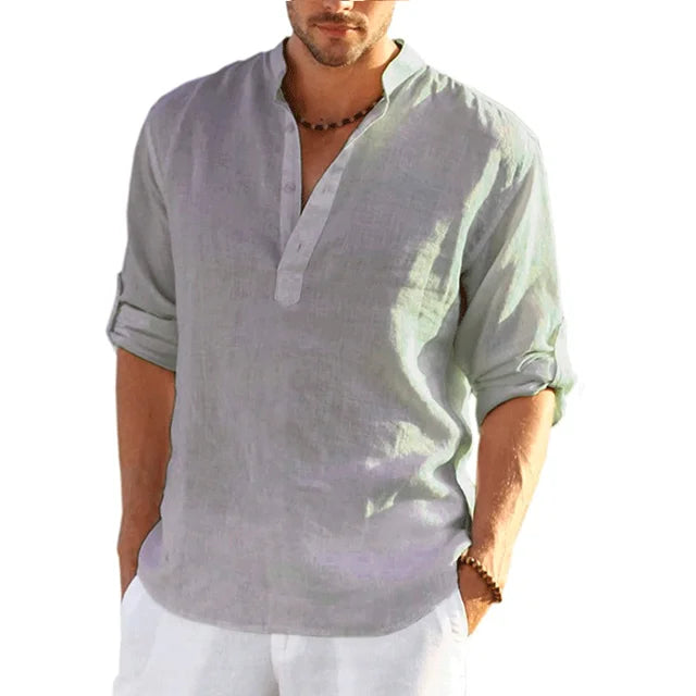 Elegant linen shirt for men – perfect for summer