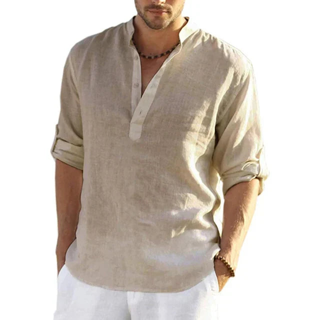 Elegant linen shirt for men – perfect for summer