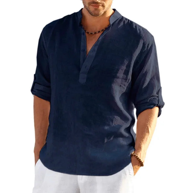 Elegant linen shirt for men – perfect for summer