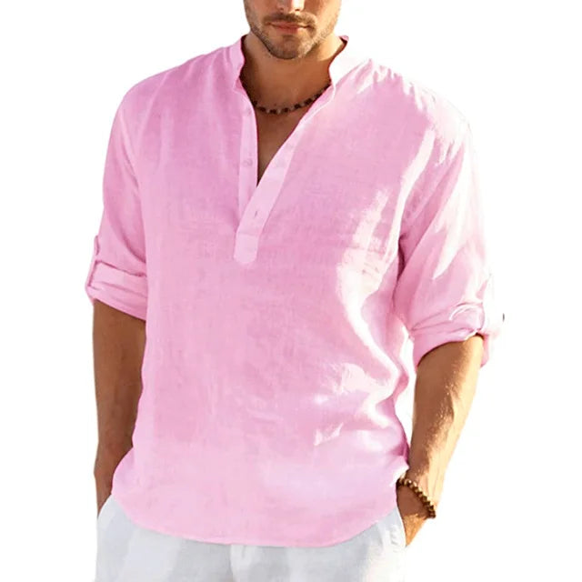 Elegant linen shirt for men – perfect for summer