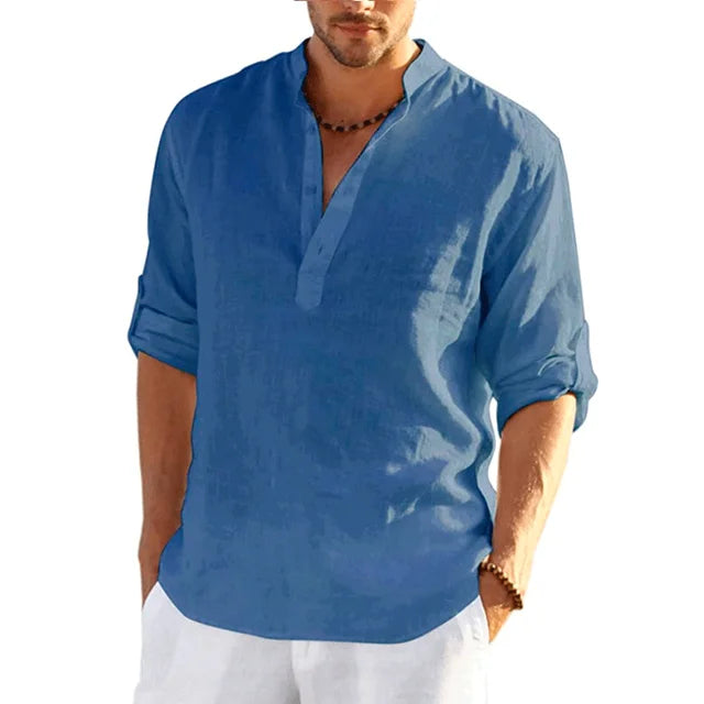 Elegant linen shirt for men – perfect for summer