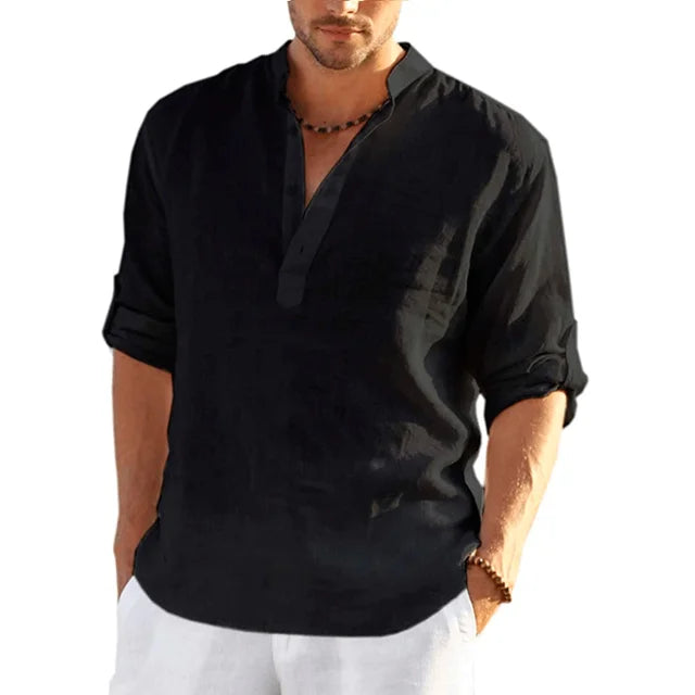 Elegant linen shirt for men – perfect for summer