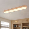 Oval LED-Takplafond Nordic Glow med Treaksent