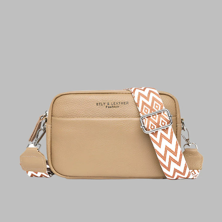 Handbag in genuine leather for women