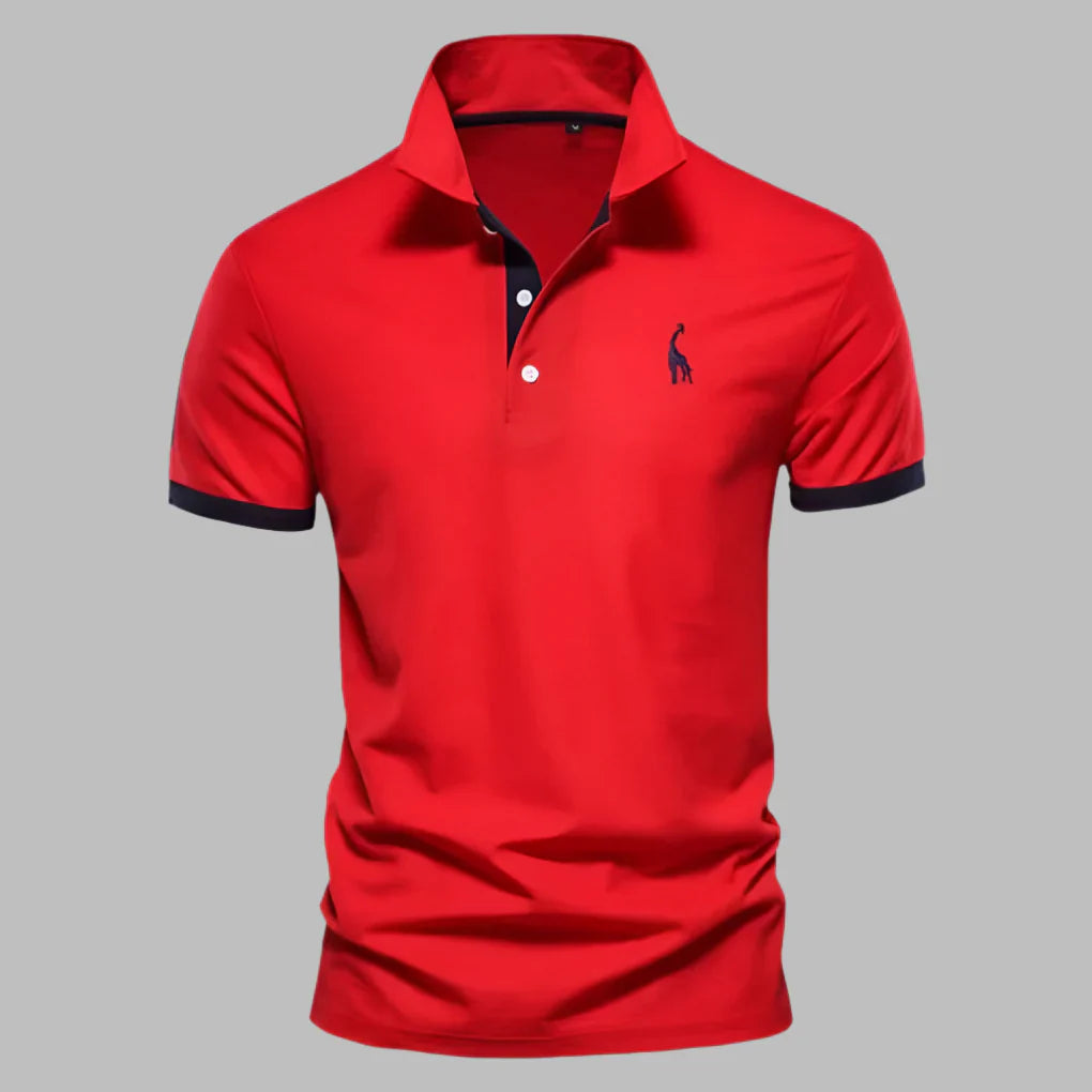 Menns elegante polo skjorte
