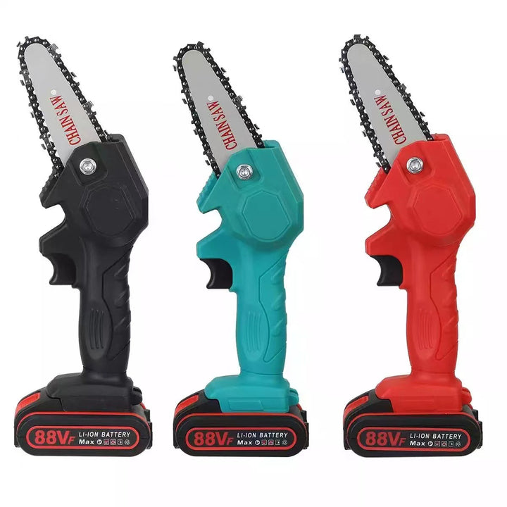 Mini oppladbar elektrisk motorsag