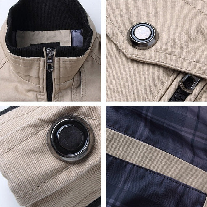 Tactical bomber jacket for men