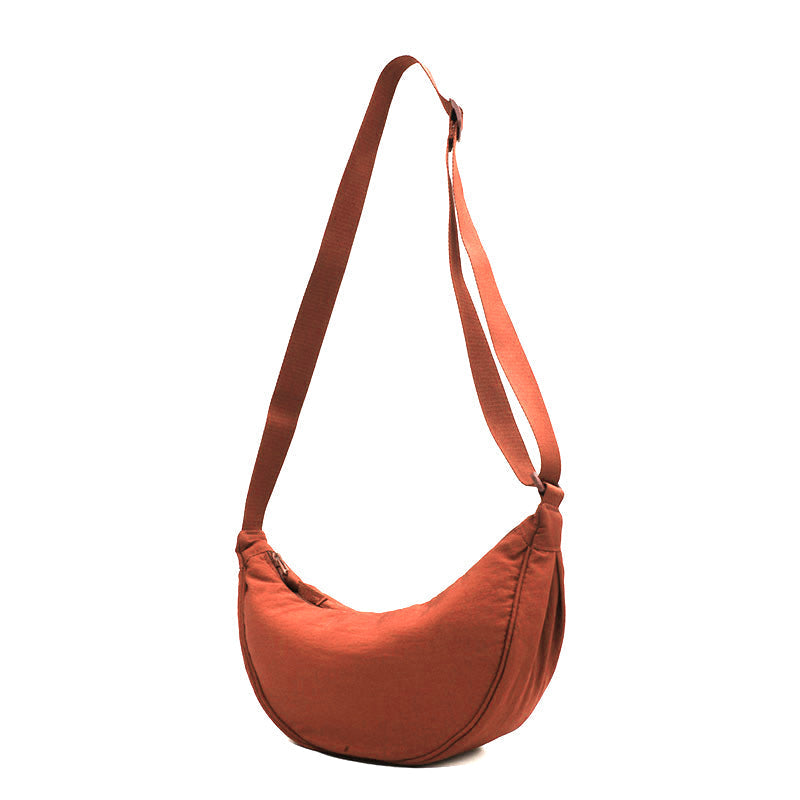 Geräumige Schultertasche aus Nylon für Frauen