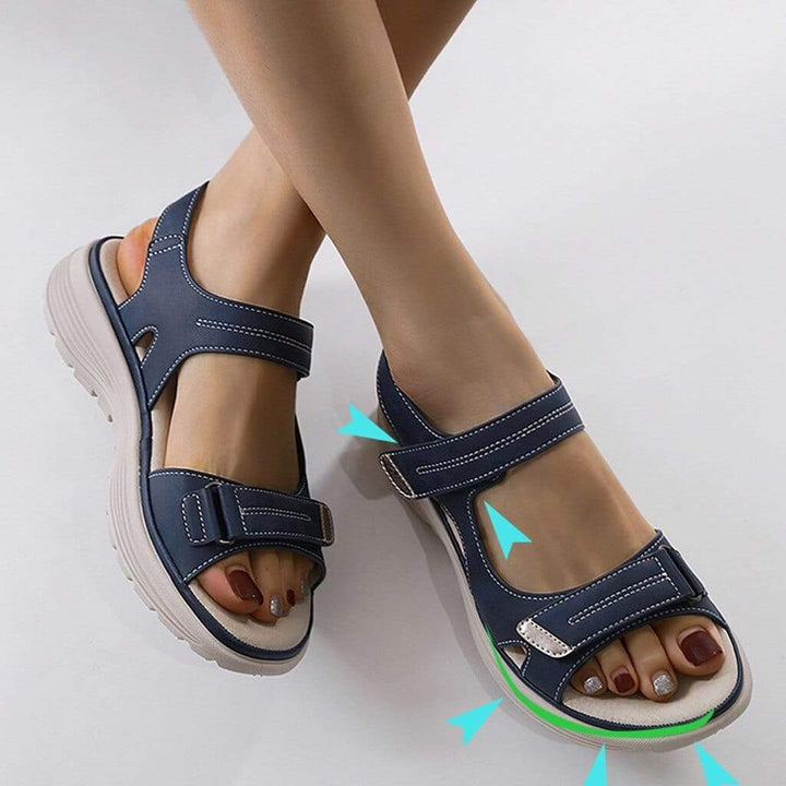 Ortopedisk damesandal med fotsengstøtte – Dorothy